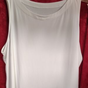 Susan Gravel White Sleeveless Top